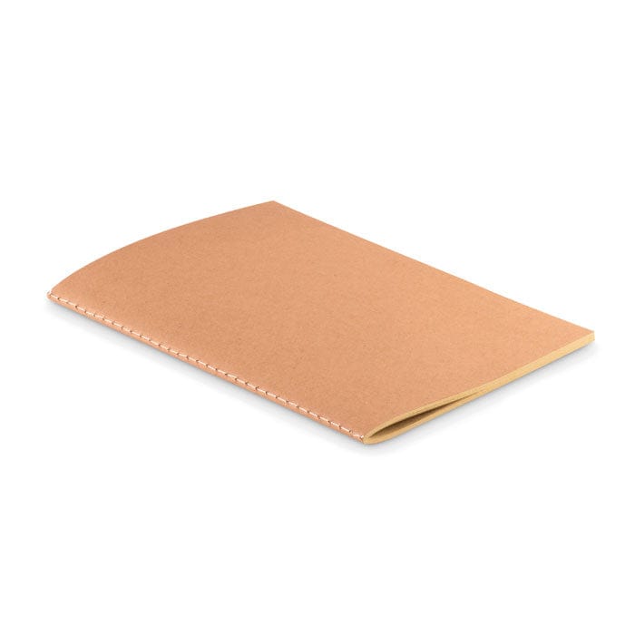 Notebook A5 in carta beige - personalizzabile con logo