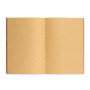 Notebook A5 in carta beige - personalizzabile con logo