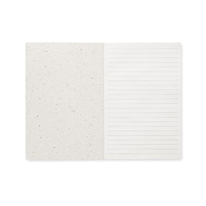 Notebook A5 in carta piantabile bianco - personalizzabile con logo