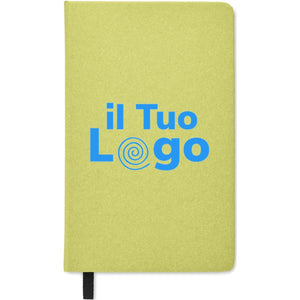 Notebook A5 in carta riciclata - personalizzabile con logo