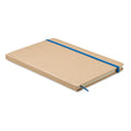 Notebook A5 in cartone blu - personalizzabile con logo