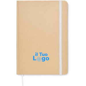 Notebook A5 in cartone - personalizzabile con logo