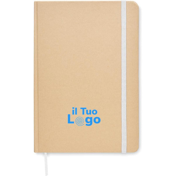 Notebook A5 in cartone - personalizzabile con logo