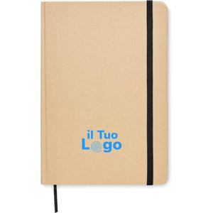 Notebook A5 in cartone - personalizzabile con logo