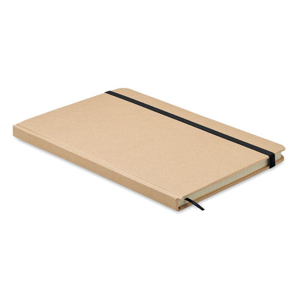 Notebook A5 in cartone Nero - personalizzabile con logo