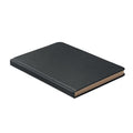 Notebook A5 in PLA Nero - personalizzabile con logo