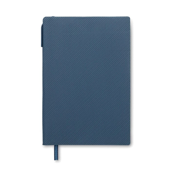 Notebook A5 in PU con penna - personalizzabile con logo