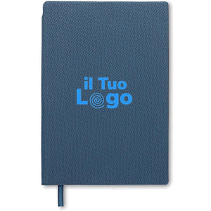 Notebook A5 in PU con penna - personalizzabile con logo
