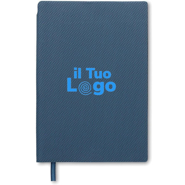 Notebook A5 in PU con penna - personalizzabile con logo