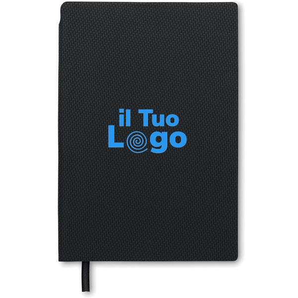 Notebook A5 in PU con penna - personalizzabile con logo