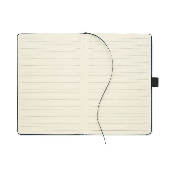 Notebook A5 in PU con tasca - personalizzabile con logo