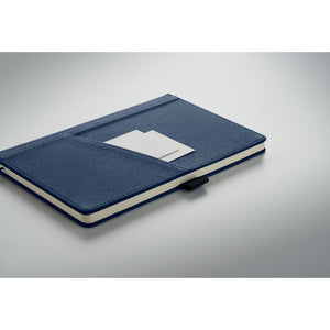 Notebook A5 in PU con tasca - personalizzabile con logo