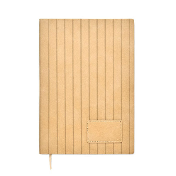 Notebook A5 in PU fumé - personalizzabile con logo