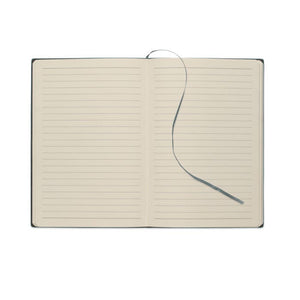 Notebook A5 in PU fumé - personalizzabile con logo