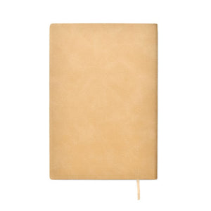 Notebook A5 in PU fumé - personalizzabile con logo