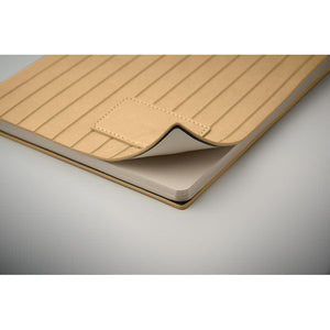 Notebook A5 in PU fumé - personalizzabile con logo