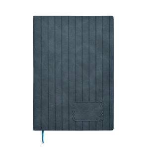 Notebook A5 in PU fumé - personalizzabile con logo