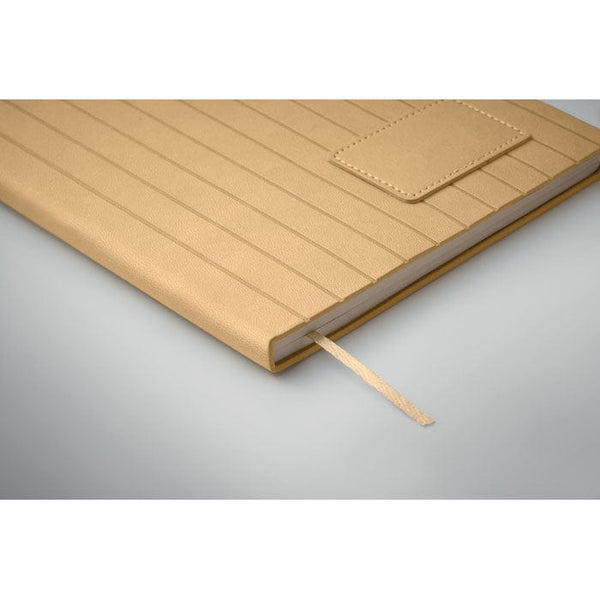 Notebook A5 in PU fumé - personalizzabile con logo