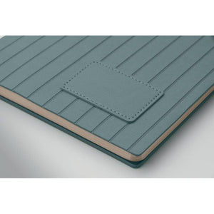 Notebook A5 in PU fumé - personalizzabile con logo