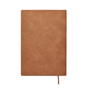 Notebook A5 in PU fumé - personalizzabile con logo