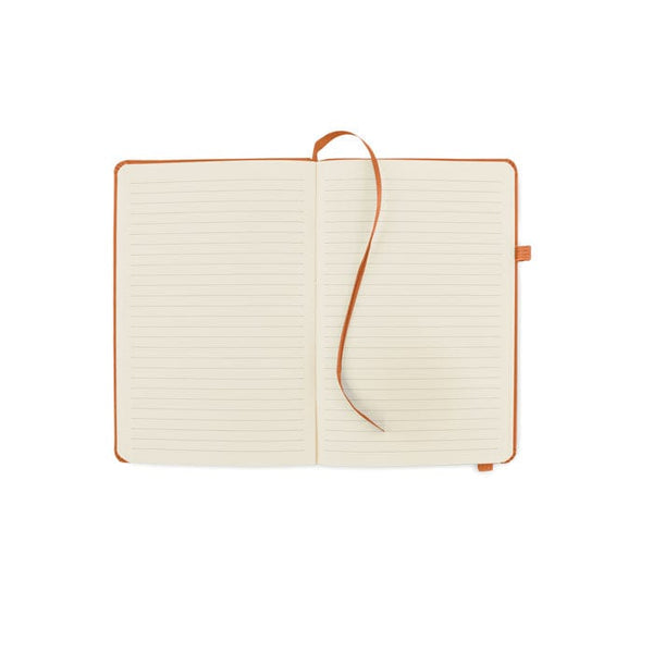 Notebook A5 in PU riciclato - personalizzabile con logo