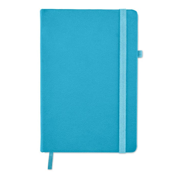Notebook A5 in PU riciclato - personalizzabile con logo