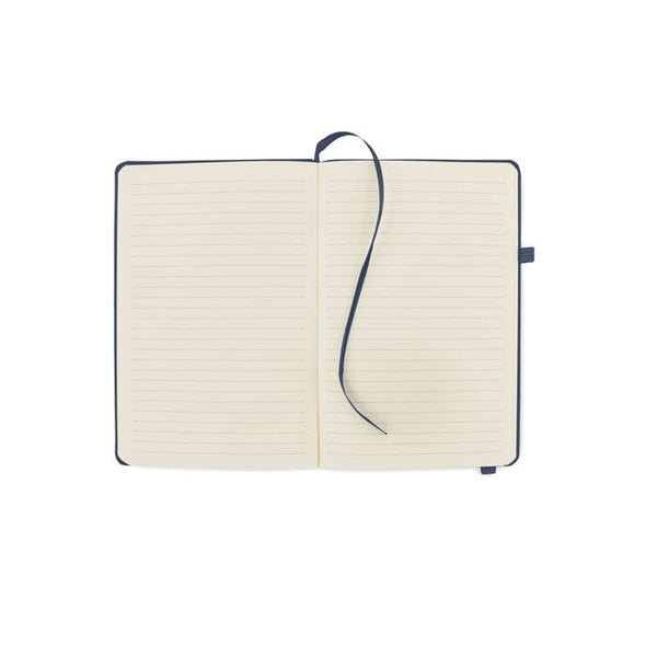 Notebook A5 in PU riciclato - personalizzabile con logo
