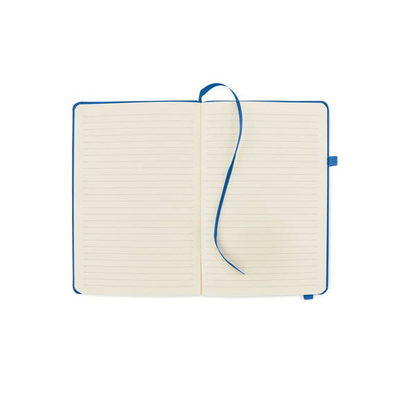 Notebook A5 in PU riciclato - personalizzabile con logo
