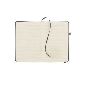 Notebook A5 in PU riciclato - personalizzabile con logo