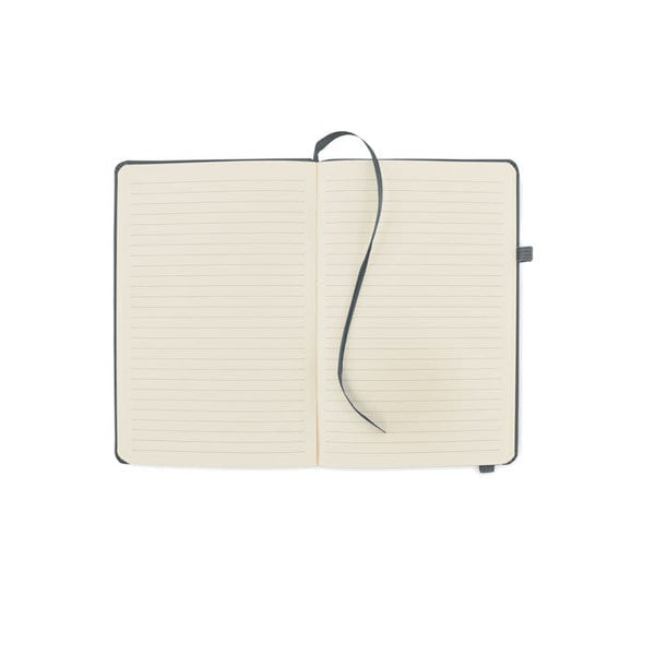 Notebook A5 in PU riciclato - personalizzabile con logo