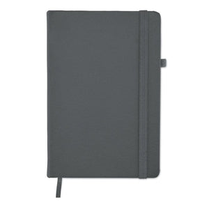 Notebook A5 in PU riciclato - personalizzabile con logo