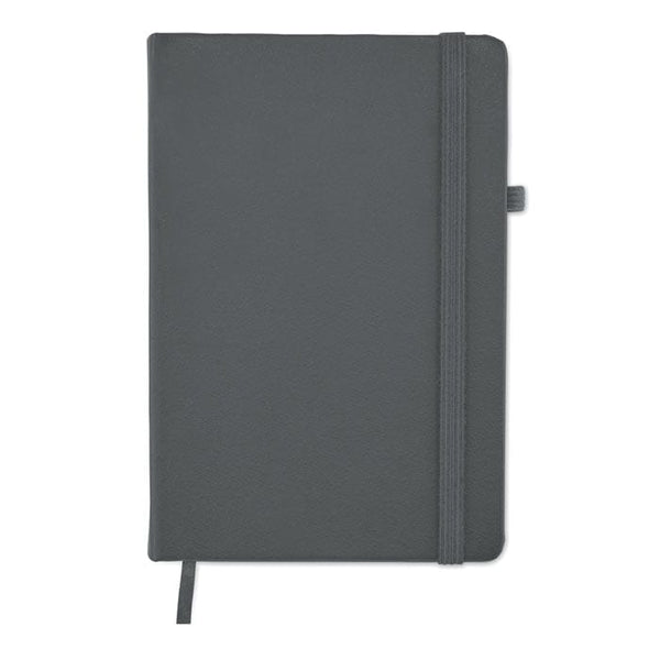 Notebook A5 in PU riciclato - personalizzabile con logo