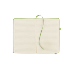 Notebook A5 in PU riciclato - personalizzabile con logo