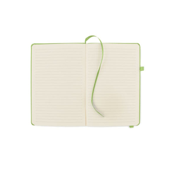 Notebook A5 in PU riciclato - personalizzabile con logo