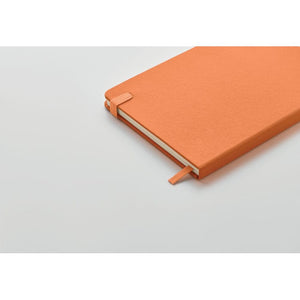 Notebook A5 in PU riciclato - personalizzabile con logo