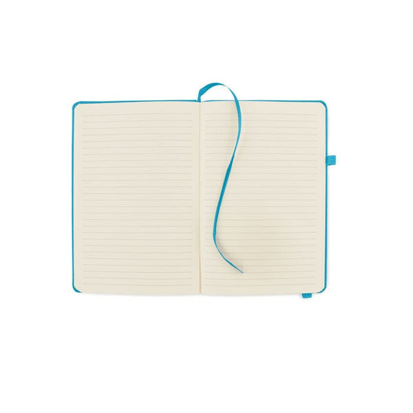 Notebook A5 in PU riciclato - personalizzabile con logo