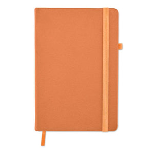 Notebook A5 in PU riciclato - personalizzabile con logo