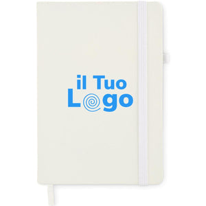 Notebook A5 in PU riciclato - personalizzabile con logo