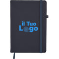 Notebook A5 in PU riciclato - personalizzabile con logo