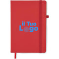 Notebook A5 in PU riciclato - personalizzabile con logo