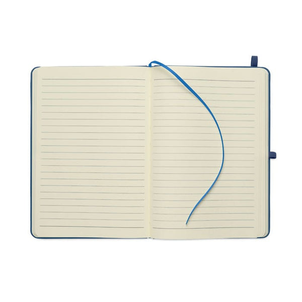 Notebook A5 in PU riciclato - personalizzabile con logo