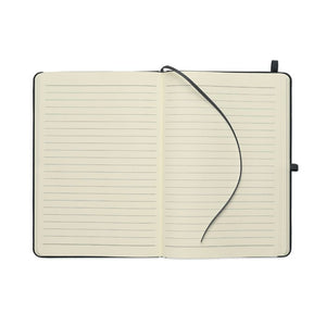 Notebook A5 in PU riciclato - personalizzabile con logo
