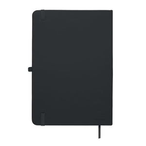 Notebook A5 in PU riciclato - personalizzabile con logo