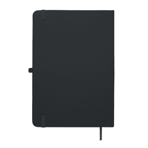 Notebook A5 in PU riciclato - personalizzabile con logo
