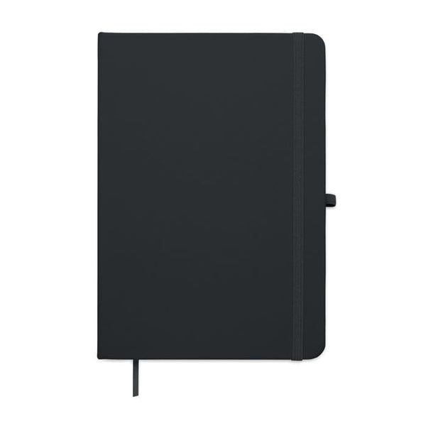 Notebook A5 in PU riciclato - personalizzabile con logo