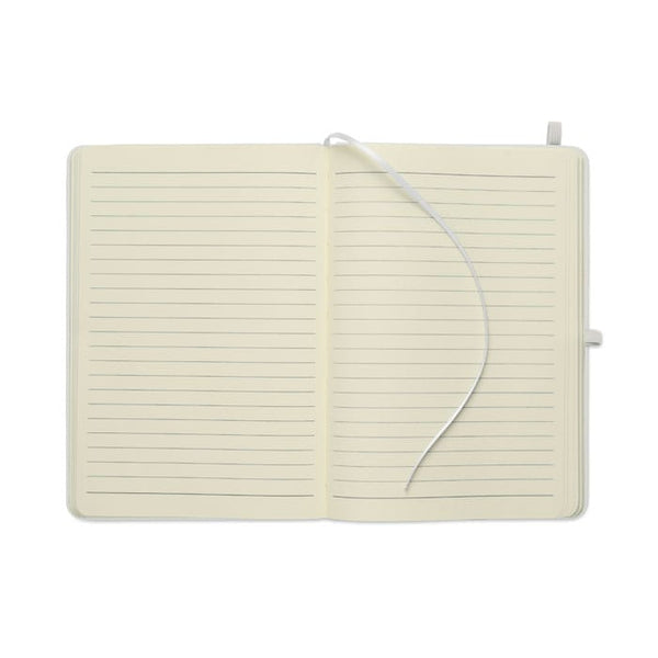 Notebook A5 in PU riciclato - personalizzabile con logo