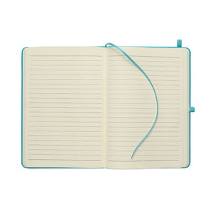Notebook A5 in PU riciclato - personalizzabile con logo