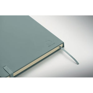 Notebook A5 in PU riciclato - personalizzabile con logo