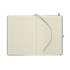 Notebook A5 in PU riciclato - personalizzabile con logo