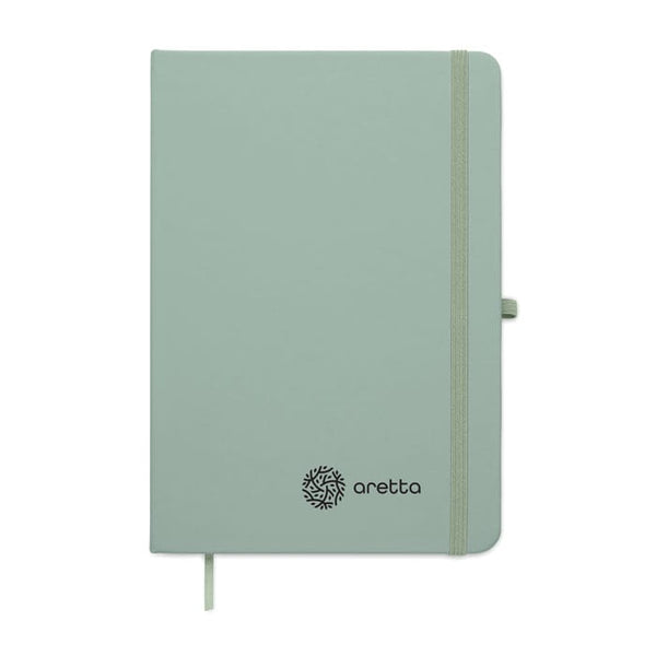 Notebook A5 in PU riciclato - personalizzabile con logo
